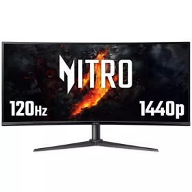   ACER Mon Acer 34" Nitro XZ340CUJ0BMIIPHX ZeroFrame Adaptive-Sync - VA - 120Hz - Fekete