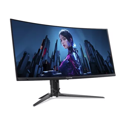 ACER Mon Acer 34" Predator X34X5BMIIPHUZX ZeroFrame FreeSync Premium Pro - QD-OLED - 240Hz |2 év garancia|