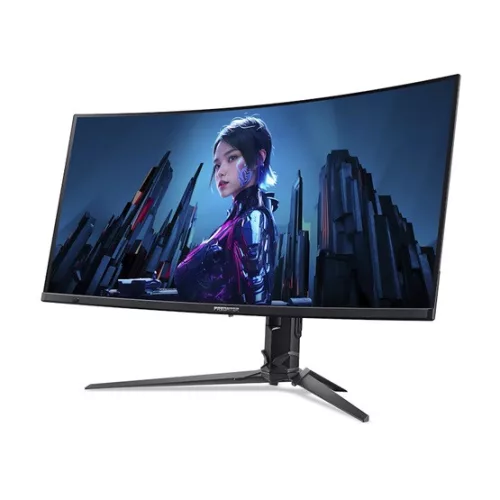 ACER Mon Acer 34" Predator X34X5BMIIPHUZX ZeroFrame FreeSync Premium Pro - QD-OLED - 240Hz |2 év garancia|