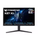 ACER Mon Acer 27" Predator X27X1bmiippruzx ZeroFrame - OLED - UHD - 240Hz | 2 év garancia |