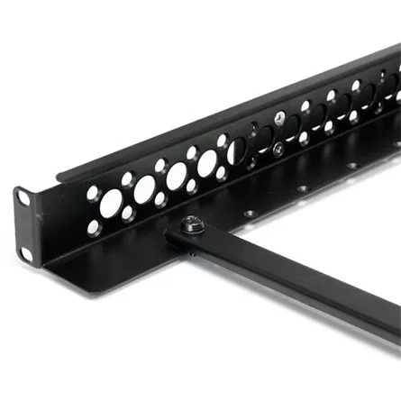 StarTech 1U fixed Rail Kit fekete