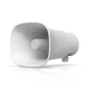 Ubiquiti UP-AI-Horn-Speaker-W All-weather PoE 120 dB horn speaker with advanced AI alert functionality and versatile wall, corner, and pole mounting options