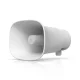 Ubiquiti UP-AI-Horn-Speaker-W All-weather PoE 120 dB horn speaker with advanced AI alert functionality and versatile wall, corner, and pole mounting options