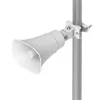 Ubiquiti UP-AI-Horn-Speaker-W All-weather PoE 120 dB horn speaker with advanced AI alert functionality and versatile wall, corner, and pole mounting options