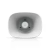 Ubiquiti UP-AI-Horn-Speaker-W All-weather PoE 120 dB horn speaker with advanced AI alert functionality and versatile wall, corner, and pole mounting options
