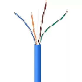 Gembird CAT5e UTP adatkábel 305m kék fali CCA