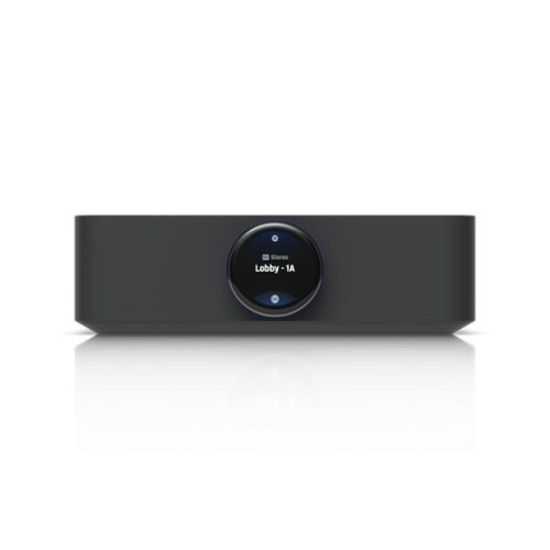 Ubiquiti UPL-Amp-B-EU premium speaker amplifier designed for high-fidelity multi-zone audio streaming and immersive spatial sound experience, 130 watts per channel at 8 ohms