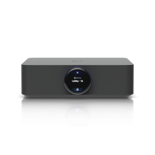 Ubiquiti UPL-Amp-B-EU premium speaker amplifier designed for high-fidelity multi-zone audio streaming and immersive spatial sound experience, 130 watts per channel at 8 ohms