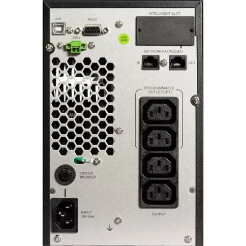 HUAWEI PCC iPOWER UPS, 1000VA, 1000W, 4x IEC C13, SNMP/USB/RS-232, szünetmentes tápegység, LCD kijelző, AVR, online, tower