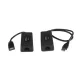 StarTech USB-A 2.0 -> RJ45 CAT5e UTP M/F extender hosszabbító fekete max. 40m