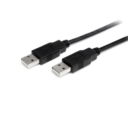 StarTech USB-A 2.0 -> USB-A 2.0 M/M adatkábel fekete