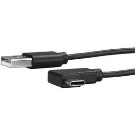   StarTech USB-C -> USB-A 2.0 M/M adatkábel 1m fekete 90°/egyenes