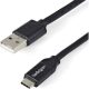 StarTech USB-C -> USB-A 2.0 M/M adatkábel 2m fekete USB-IF, 10db