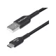 StarTech USB-C -> USB-A 2.0 M/M adatkábel 2m fekete