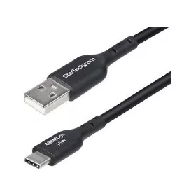   StarTech 3M USB-A TO USB-C CABLE BLACK CORD USB 2.0 DATA TRANSFER