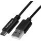 StarTech USB-C -> USB-A 2.0 M/M adatkábel 4m fekete USB-IF