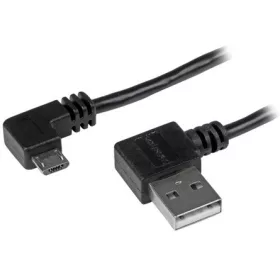   StarTech USB-A 2.0 -> USB-B 2.0 micro M/M adatkábel 1m fekete 90° jobb/90° jobb