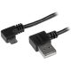 StarTech USB-A 2.0 -> USB-B 2.0 micro M/M adatkábel 1m fekete 90° jobb/90° jobb