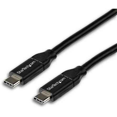 StarTech USB-C / Thunderbolt -> USB-C M/M adatkábel 2m fekete 5A PD, USB-IF