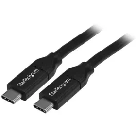   StarTech Power Delivery USB-C -> USB-C M/M adatkábel 4m fekete USB-IF, 5A