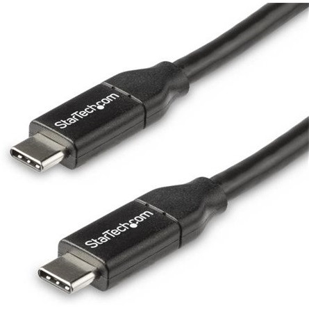 StarTech USB-C -> USB-C M/M töltőkábel 0.5m fekete 5A PD