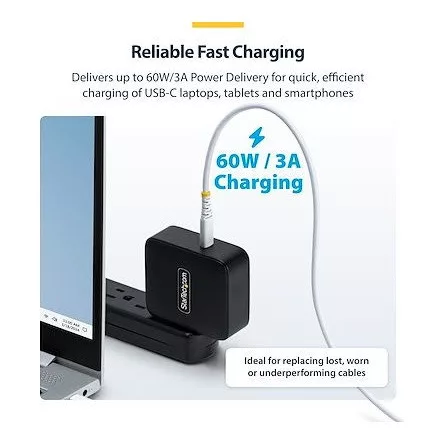 StarTech USB-C -> USB-C M/M adatkábel 0.15m fehér