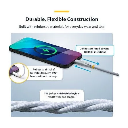 StarTech USB-C -> USB-C M/M adatkábel 0.15m fehér