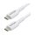 StarTech 1M WHITE USB-C CHARGING CABLE 60W POWER DELIVERY M/M TYPE-C