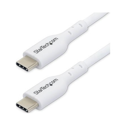 StarTech 1M WHITE USB-C CHARGING CABLE 60W POWER DELIVERY M/M TYPE-C