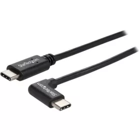   StarTech USB-C -> USB-C M/M adatkábel 1m fekete egyenes/90°