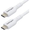 StarTech 2M WHITE USB-C CHARGING CABLE 60W POWER DELIVERY M/M TYPE-C