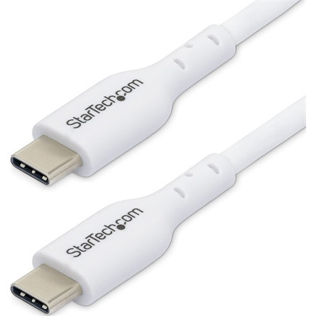 StarTech 2M WHITE USB-C CHARGING CABLE 60W POWER DELIVERY M/M TYPE-C