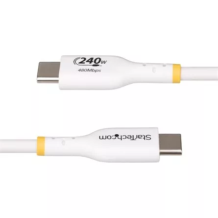 StarTech USB-C -> USB-C M/M töltőkábel 3m fehér