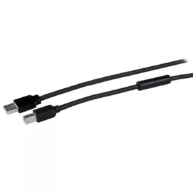   StarTech USB-A 2.0 -> USB-B 2.0 M/M aktív adatkábel 15m fekete