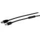 StarTech USB-A 2.0 -> USB-B 2.0 M/M aktív adatkábel 15m fekete