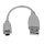 StarTech USB-A 2.0 -> USB-B 2.0 mini M/M adatkábel 0.15m szürke