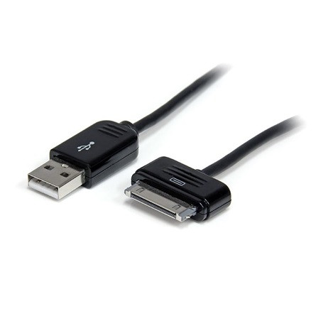 StarTech Samsung 30pin -> USB-A 2.0 M/M adatkábel fekete