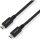 StarTech USB-C 3.1 Gen1 -> USB-C 3.1 Gen1 M/M adatkábel 1.8m fekete 5A, 100W PD 3.0