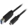 StarTech USB-C -> USB-B 3.0 M/M adatkábel 2m fekete