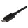 StarTech USB-C -> USB-A 3.2 Gen 2 M/M adatkábel 0.5m fekete