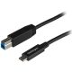 StarTech USB-C 3.1 Gen2 -> USB-B 3.2 Gen2 M/M adatkábel 1m fekete 10Gbps