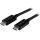 StarTech -> USB-C 3.2 Gen2 M/M adatkábel 1m fekete