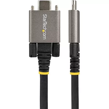 StarTech USB-C 3.2 Gen2 -> USB-C 3.2 Gen2 M/M adatkábel 0.5m fekete 100W, DP Alt Mode
