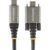 StarTech USB-C 3.2 Gen2 -> USB-C 3.2 Gen2 M/M adatkábel 0.5m fekete 100W, DP Alt Mode