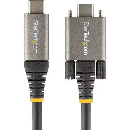 StarTech USB-C 3.2 Gen2 -> USB-C 3.2 Gen2 M/M adatkábel 0.5m fekete 100W, DP Alt Mode