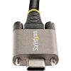StarTech USB-C 3.2 Gen2 -> USB-C 3.2 Gen2 M/M adatkábel 0.5m fekete 100W, DP Alt Mode