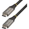 StarTech USB-C 3.2 Gen2 -> USB-C 3.2 Gen2 M/M adatkábel 1m fekete 100W, DP Alt Mode, 10Gbps