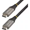 StarTech USB-C 3.2 Gen2 -> USB-C 3.2 Gen2 M/M adatkábel 1m fekete 100W, DP Alt Mode, 10Gbps