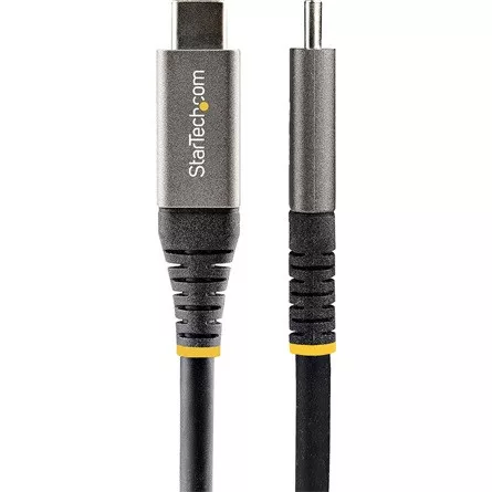 StarTech USB-C 3.2 Gen2 -> USB-C 3.2 Gen2 M/M adatkábel 1m fekete 100W, DP Alt Mode, 10Gbps