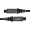 StarTech USB-C 3.2 Gen2 -> USB-C 3.2 Gen2 M/M adatkábel 1m fekete 100W, DP Alt Mode, 10Gbps